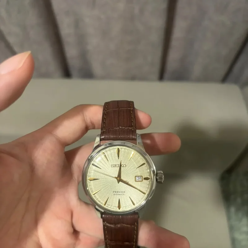 Presage SRPC99J1 Cocktail Golden Champagne Automatic / Strap