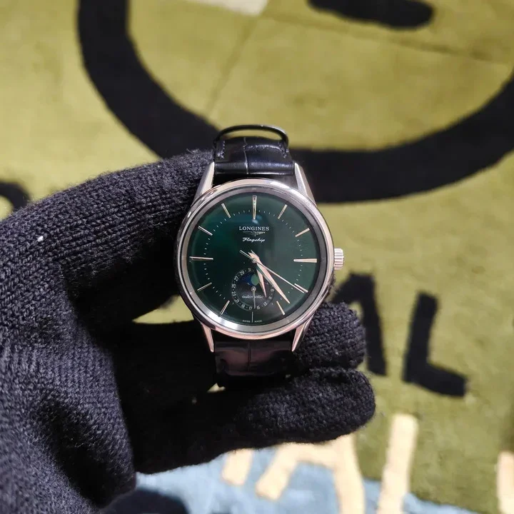 Heritage Flagship Moonphase Stainless Steel / Green