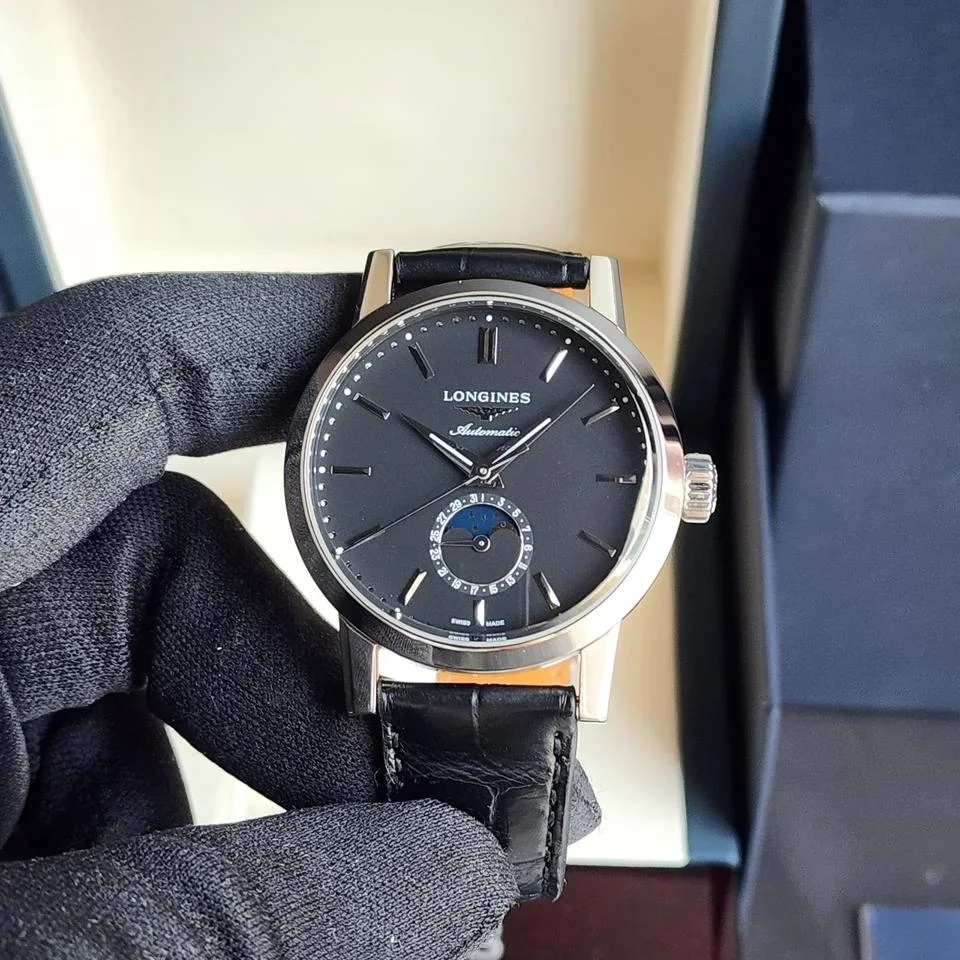 1832 Moonphase 40 Stainless Steel / Black