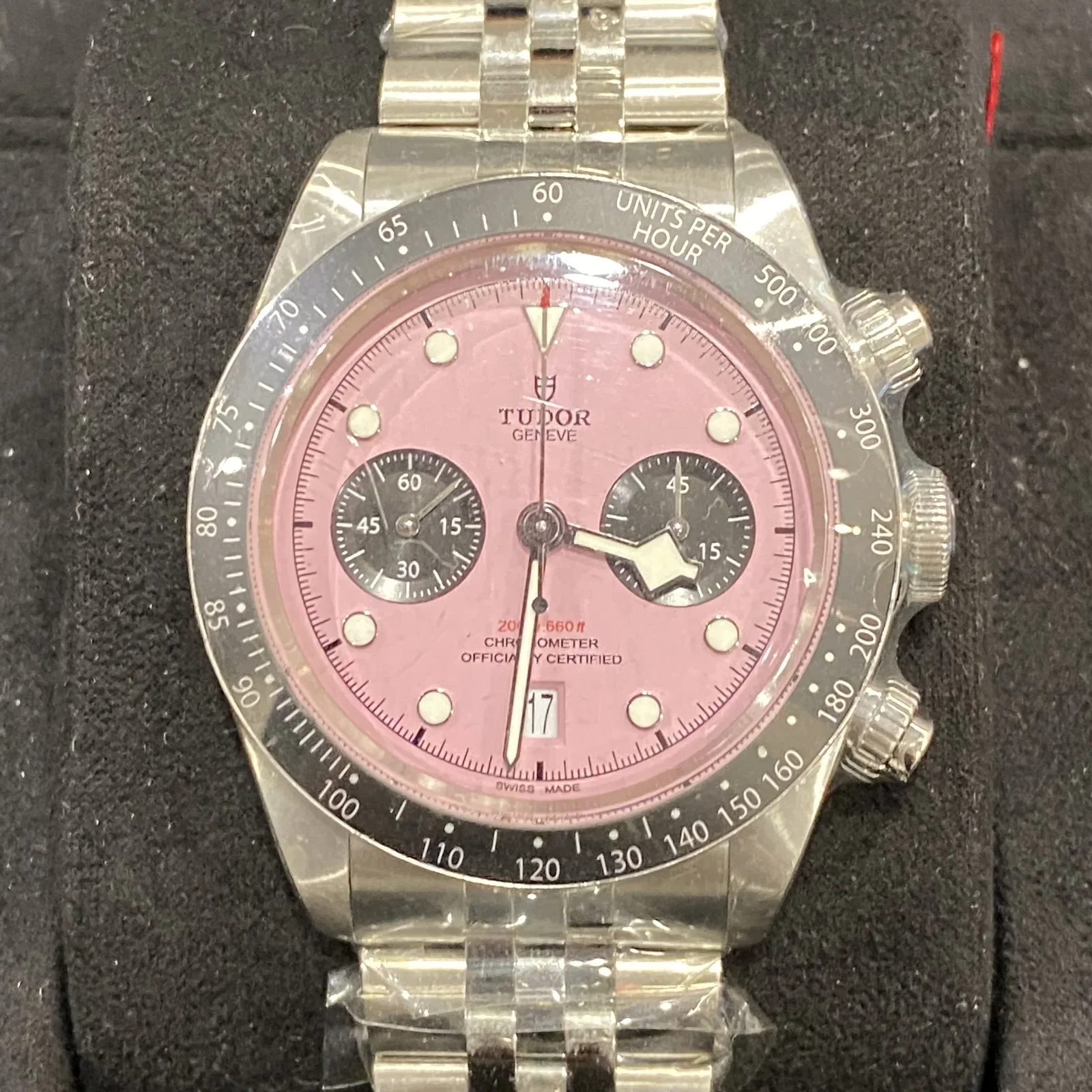 Heritage Black Bay Chronograph Pink
