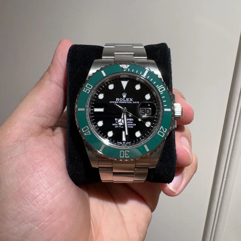 Submariner Date 41 Stainless Steel / Black / Green Cerachrom