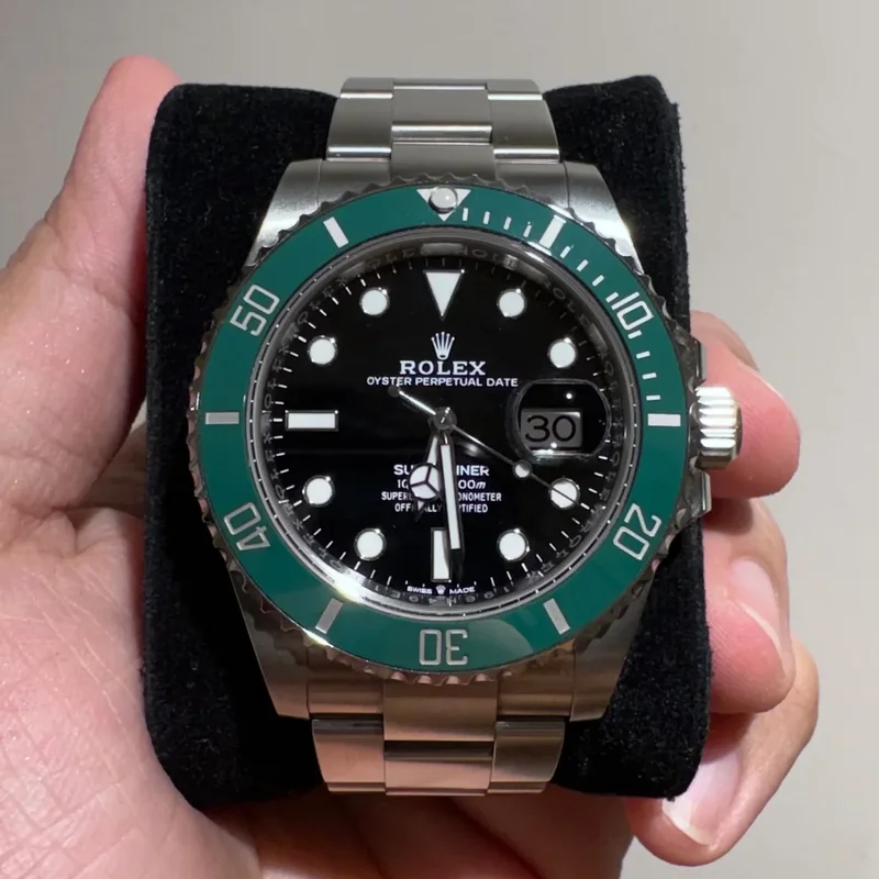 Submariner Date 41 Stainless Steel / Black / Green Cerachrom