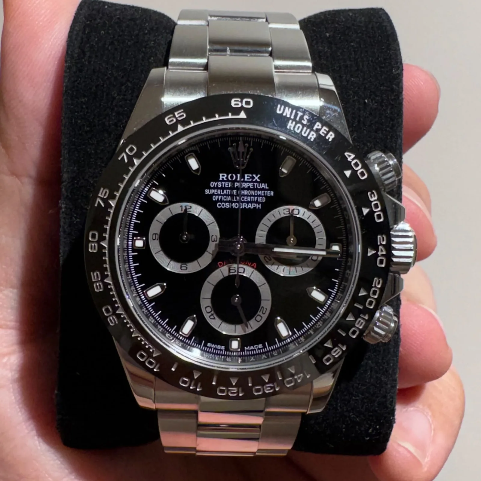 Cosmograph Daytona Steel / Cerachrom / Black
