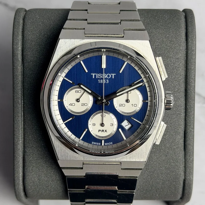 PRX Chronograph Stainless Steel / Blue