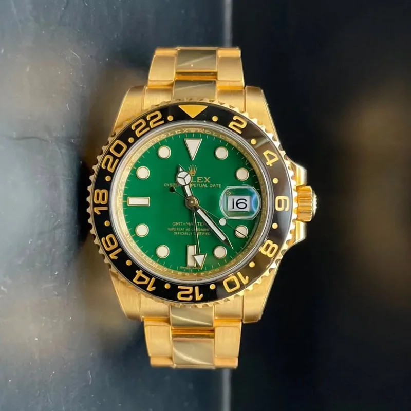 GMT-Master II Yellow Gold / LN / Green