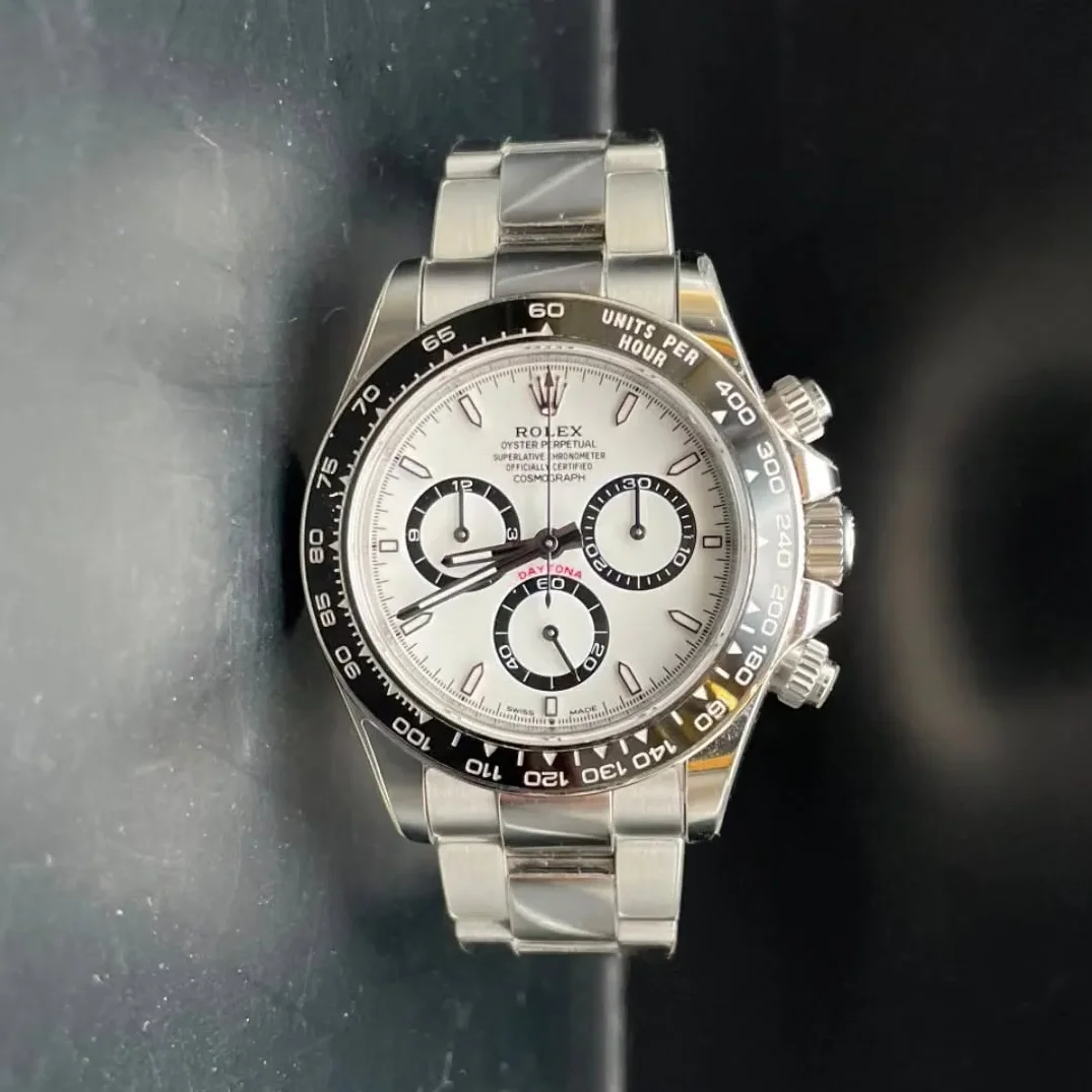 Cosmograph Daytona Stainless Steel - Cerachrom / White / Oyster