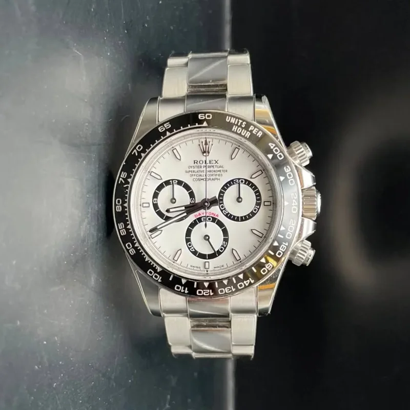 Cosmograph Daytona Stainless Steel - Cerachrom / White / Oyster
