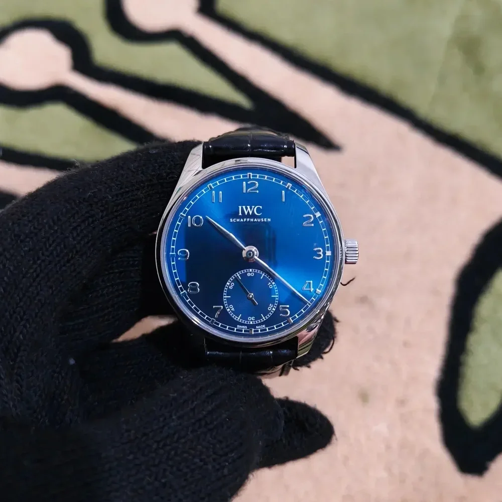 Portugieser Automatic 40 Stainless Steel / Blue / Alligator