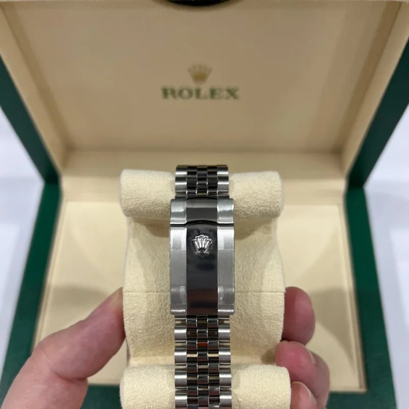 Thumb Datejust 41 Stainless Steel Fluted / Blue - Roman / Jubilee