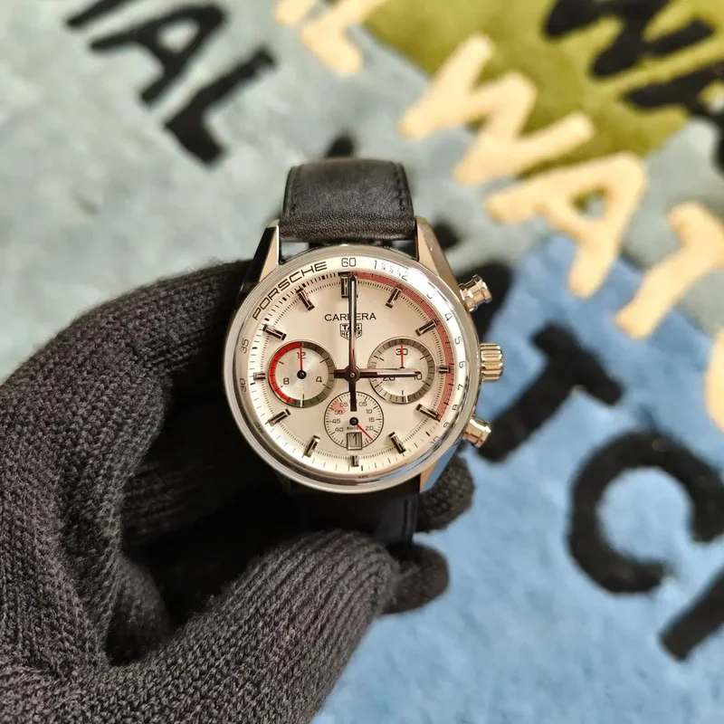 Carrera Chronosprint Glass Box 42 Stainless Steel / Porsche 2023