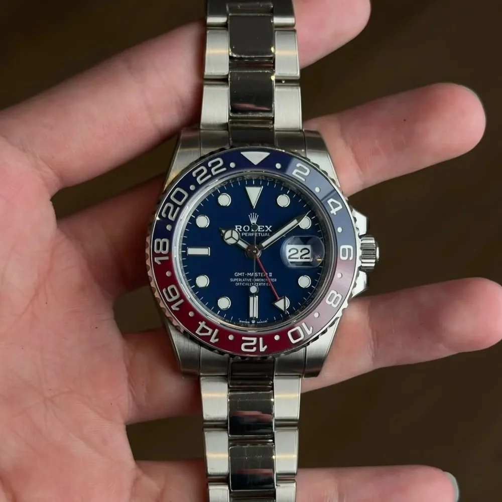 GMT-Master II White Gold / BLRO / Blue