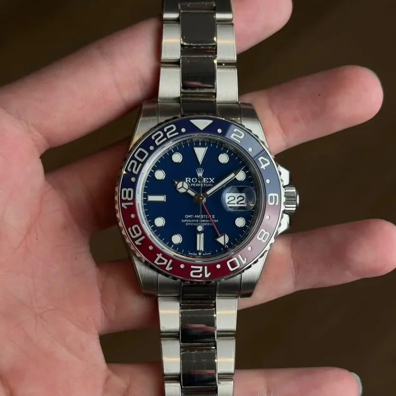 GMT-Master II White Gold / BLRO / Blue
