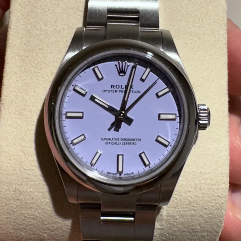 Oyster Perpetual 31 Stainless Steel / Lavender