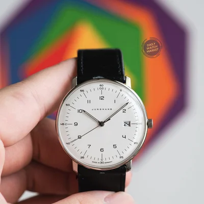 Max Bill Quartz Silver