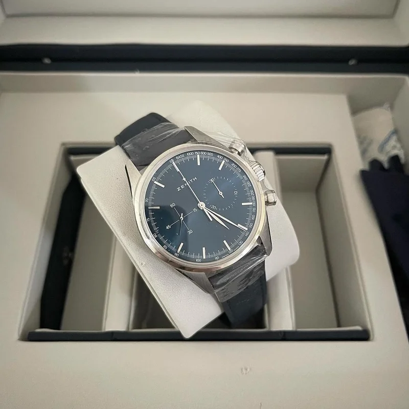El Primero 146 Stainless Steel / Blue