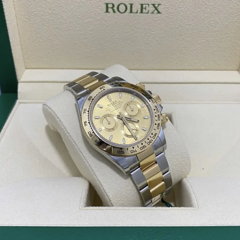 Thumb Cosmograph Daytona Stainless Steel / Yellow Gold / Champagne