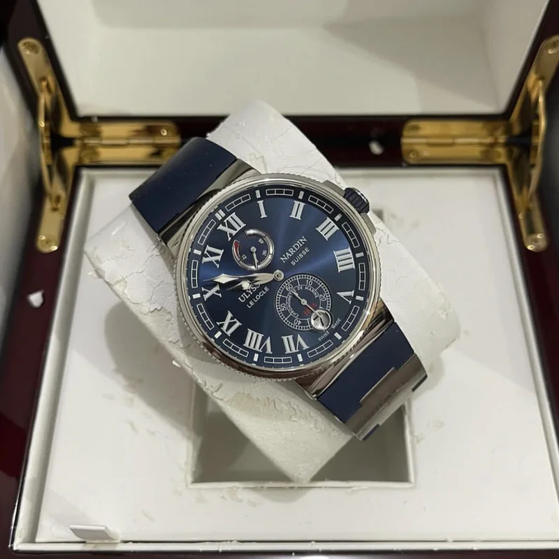 Marine Torpilleur Stainless Steel / Blue / Rubber
