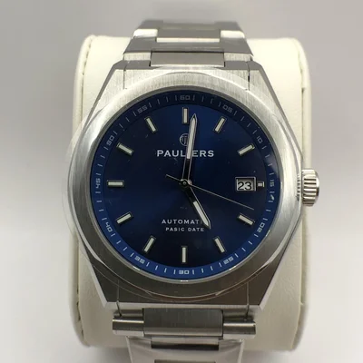 Pasic Date / Stainless Steel / Blue