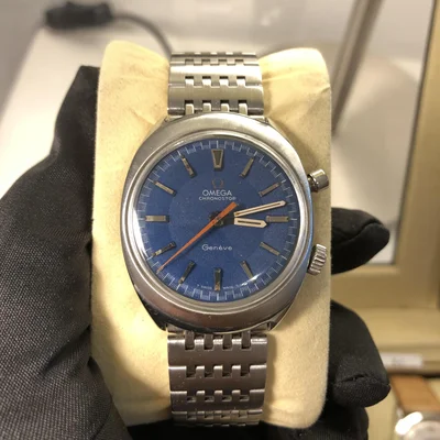 Geneve Chronostop Blue / Stainless Steel