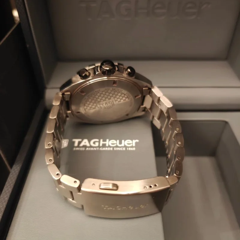 Thumb Formula 1 Chronograph Quartz Stainless Steel / Grey - Orange / Bracelet