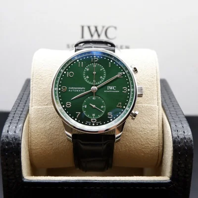 Portugieser Chronograph Stainless Steel / Green