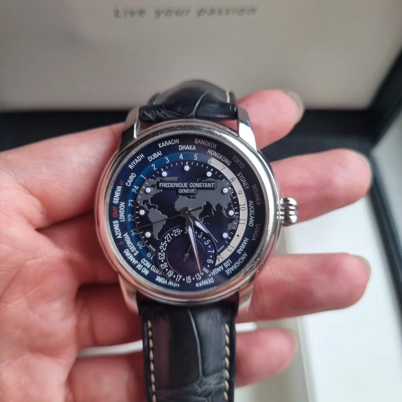 Manufacture Worldtimer / Stainless steel / Blue /