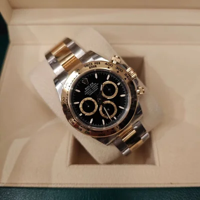 Cosmograph Daytona Stainless Steel - Yellow Gold / Black / Oyster