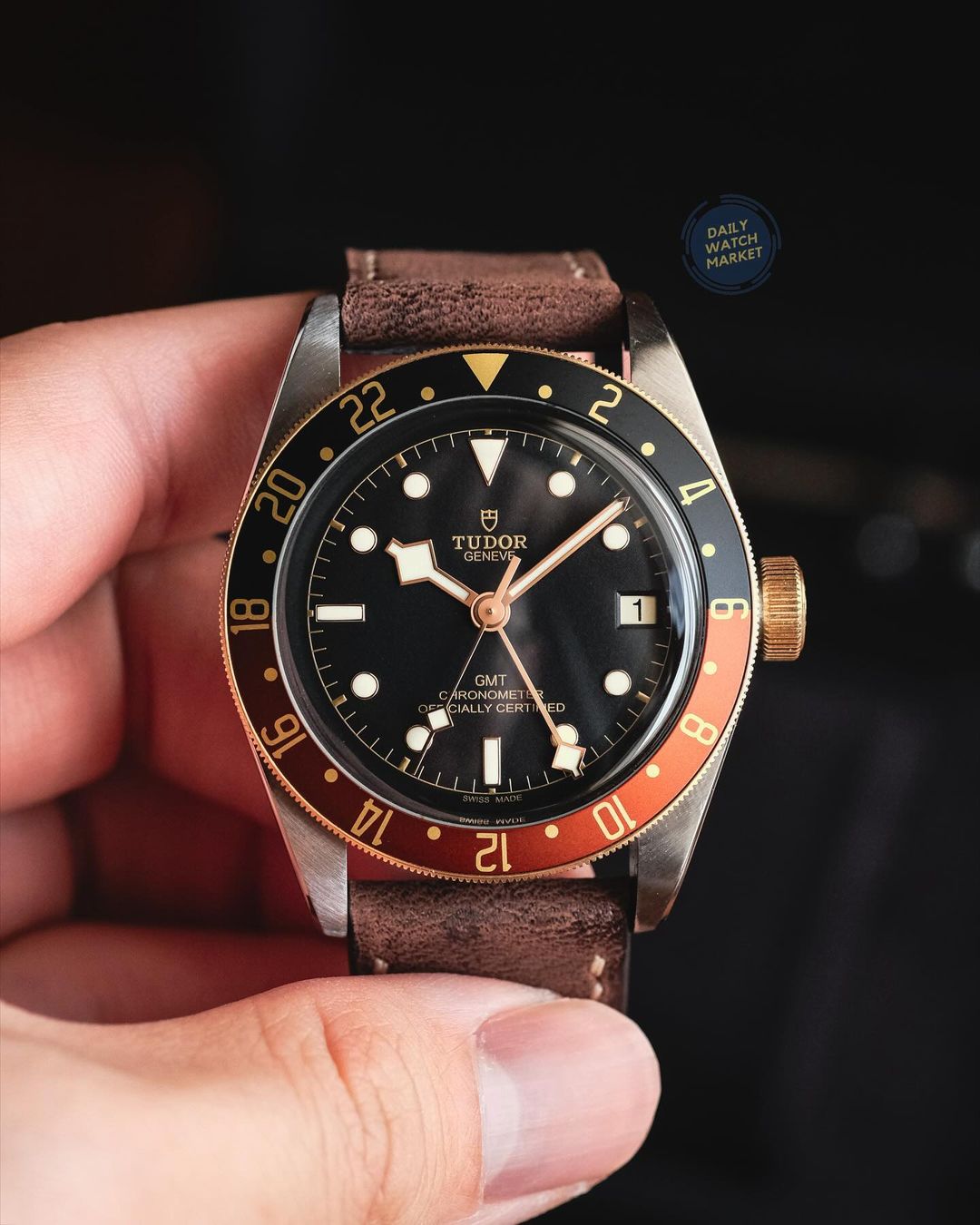 Jual Tudor Black Bay GMT S&G Black Leather 79833MN-0003 Original