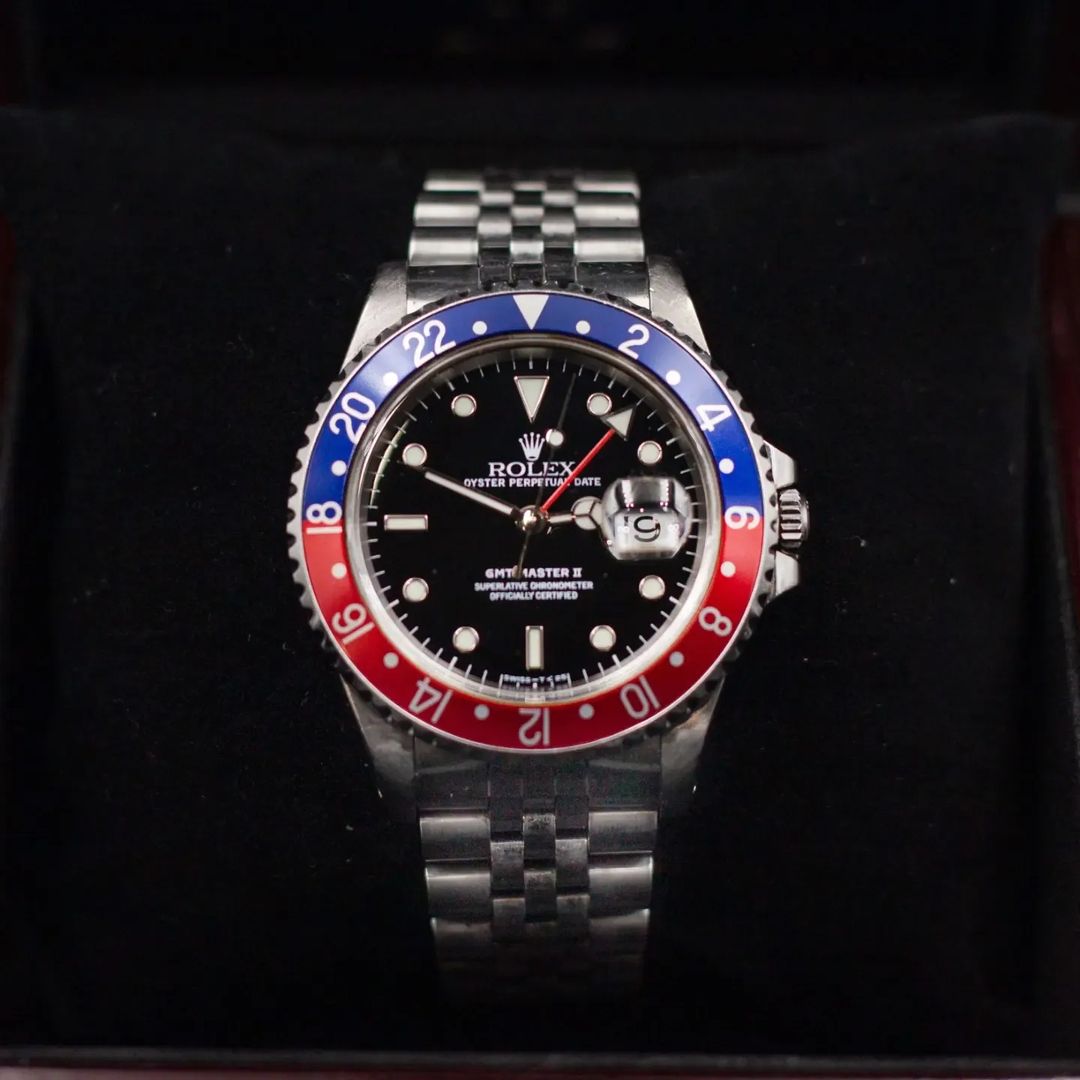 Jual Rolex GMT-Master II 16710 (Pepsi) 16710 Original