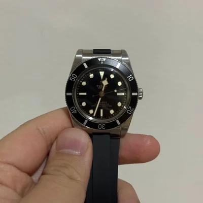 Black Bay Fifty-Four Stainless Steel / Black / Rubber