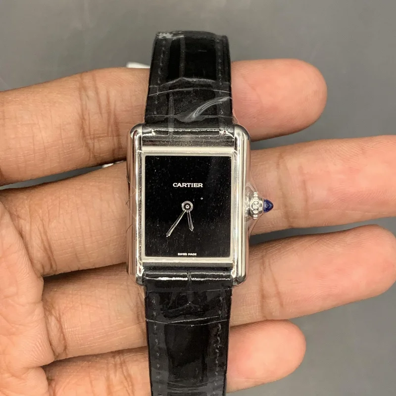 Tank Must Small Quartz Stainless Steel / Black