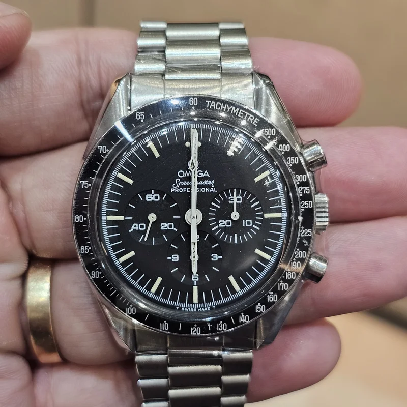 Speedmaster Professional Moonwatch 3861 Stainless Steel / Black / Plexi / Bracelet
