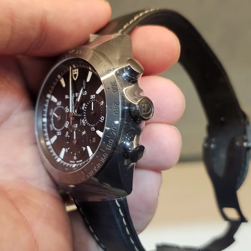 Thumb Fastrider Black Shield Ceramic / Black / Leather