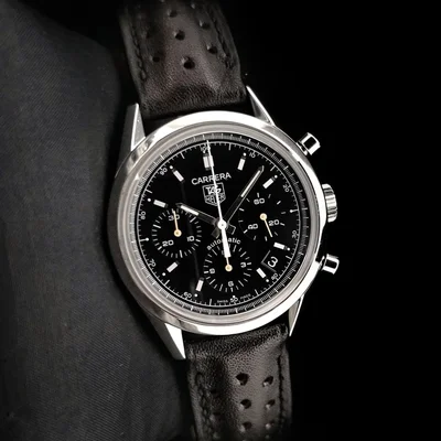 TAG Heuer Carrera Automatic Chronograph Stainless Steel / Black