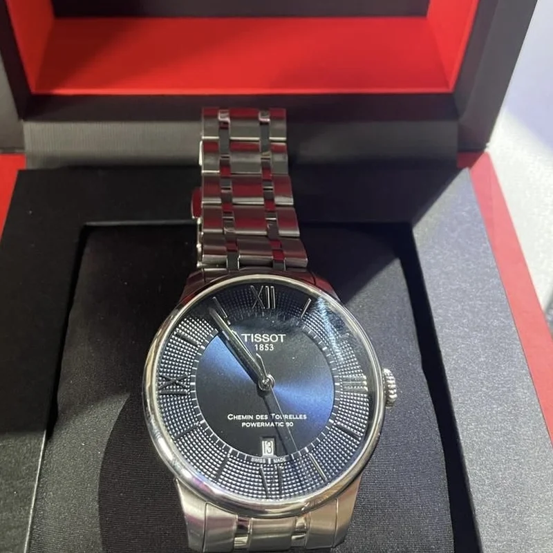 Chemin Des Tourelles Powermatic 80 42 Stainless Steel / Blue / Bracelet