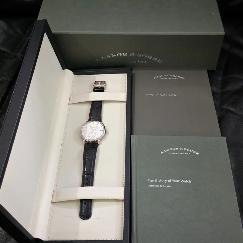 Thumb Saxonia Automatik White Gold / Silver
