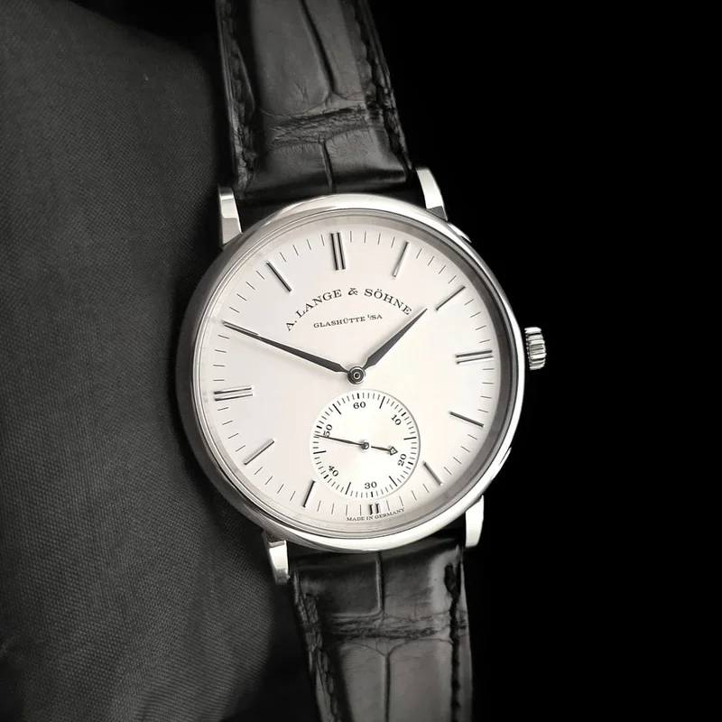 Saxonia Automatik White Gold / Silver