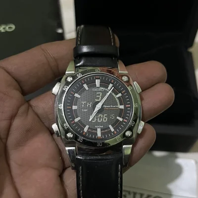 Sportura SNJ019P1 Black Digital Analog