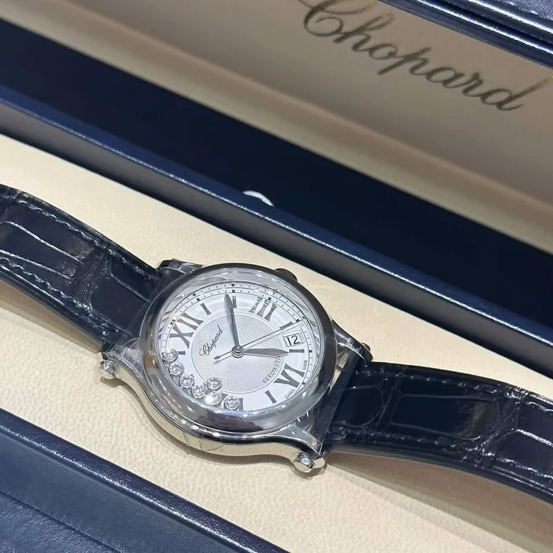 Thumb Happy Sport 36 Automatic Stainless Steel / Silver / Leather