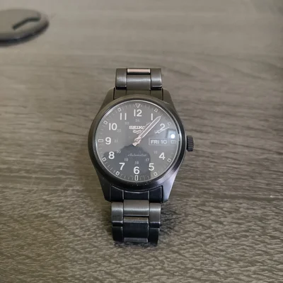 5 Sports SRPJ09K1 Field Steet Style Automatic Men Black Stainless Steel