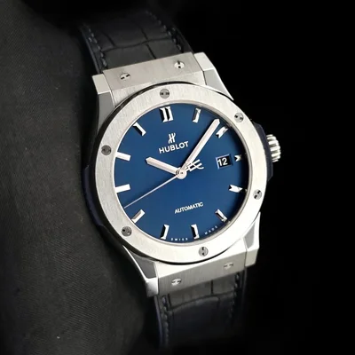Classic Fusion 42 Titanium / Blue / Rubber
