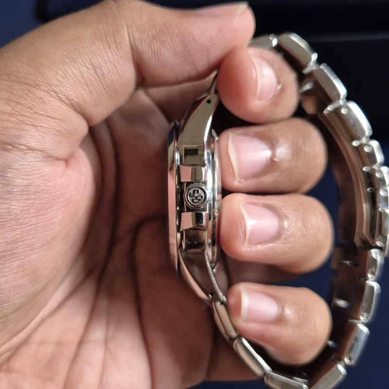 Thumb Hi-Beat Automatic Date SBGR029 Silver Stainless Steel