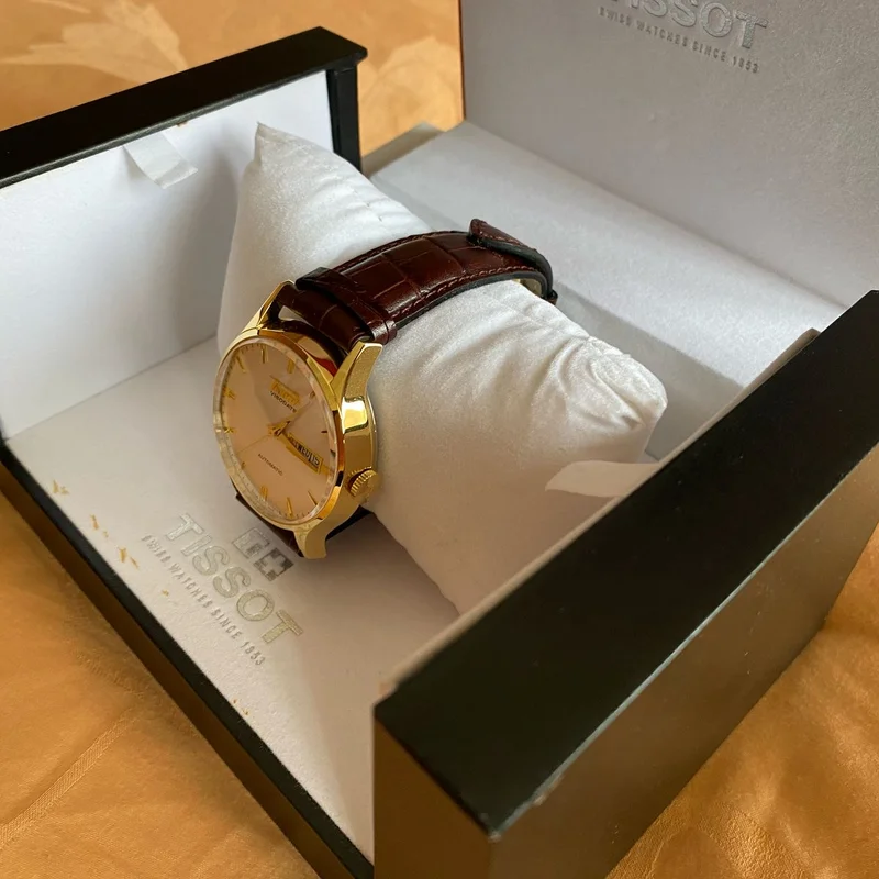 Thumb Visodate Automatic Yellow Gold PVD / Silver / Strap