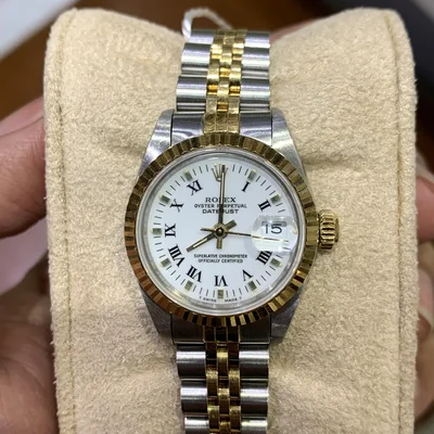 Lady-Datejust 26 Two Tone Yellow Gold / Jubilee / Champagne / Diamond