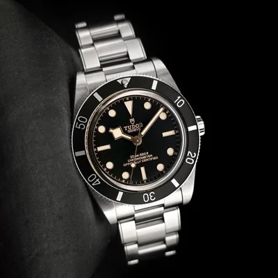Black Bay Fifty-Four Stainless Steel / Black / Bracelet