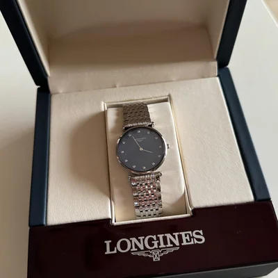 La Grande Classique Quartz 29 Stainless Steel / Blue MOP / Bracelet