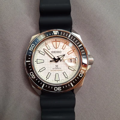 Prospex SRPE37K1 King Samurai White Dial