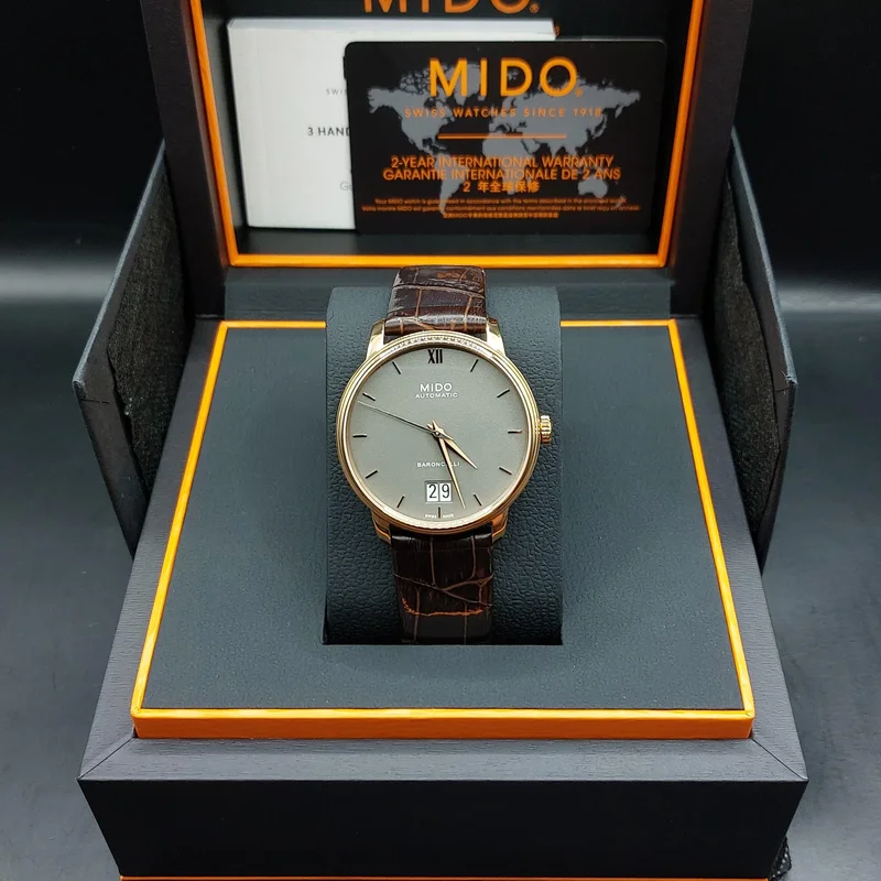 Thumb Baroncelli Big Date Rose Gold / Grey