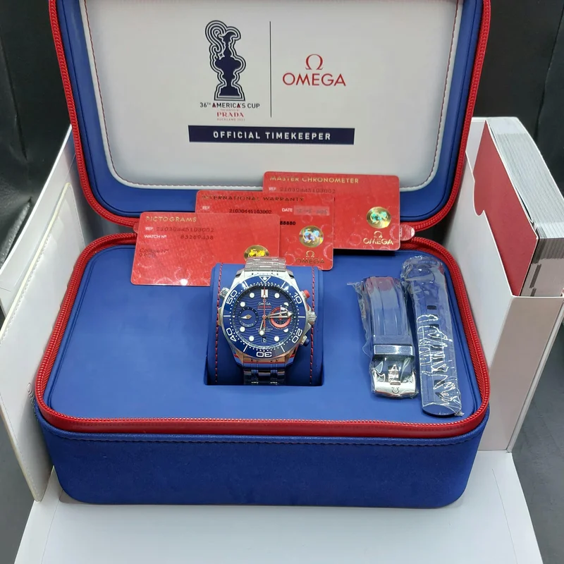 Thumb Seamaster Diver 300M Master Co-Axial 44 Chronograph America's Cup