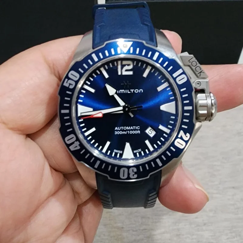 Thumb Frogman Auto Blue / Rubber